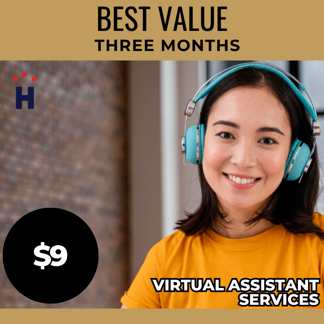 3 Months - Best Value / 480 Hours @ $9 per Hour
